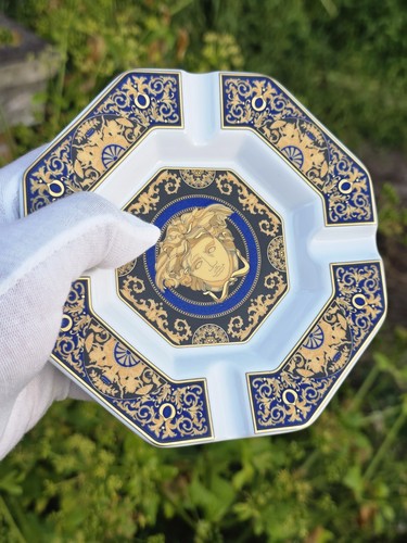Versace medusa blue porzellan - blue,