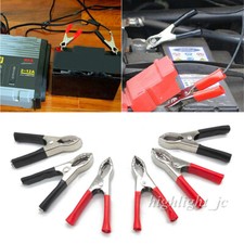 6 Stk. Batterieklemmen Krokodilklemmen Klemmen für Ladegerät Auto KFZ Ladekabel