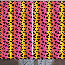 Tierdruck Rustikale Gardine