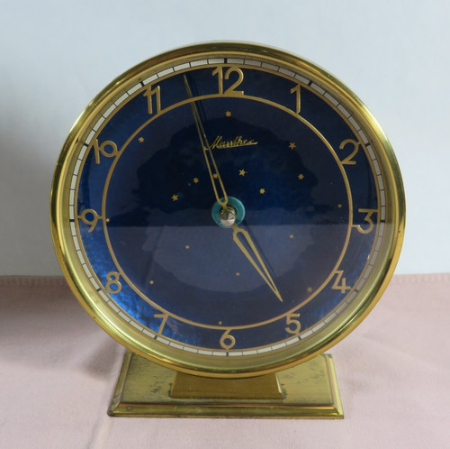 Mauthe messing tischuhr - messing,