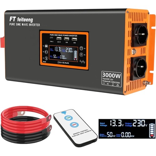 Wechselrichter 3000w 12v auf - wechselrichter,