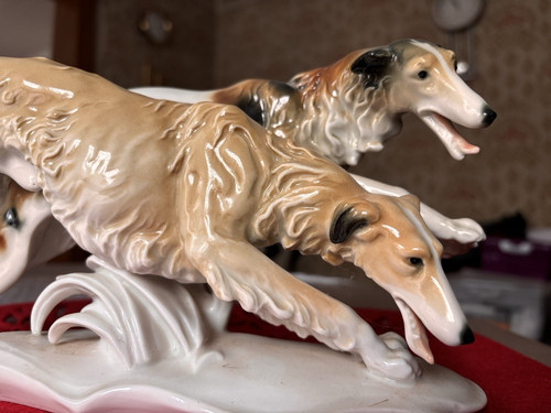 Ens porzellanfigur windhund - ens,