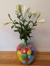 Glas-Ballon, Blumen-Vase, SammelBox, Geschenk, Wein/Wasser-Flasche/Behälter/Krug
