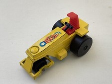 Matchbox Superfast - 21 F - Rod Roller - gelb - Aufkleber: "Flamme"