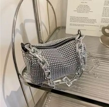 Damen Glitzer Umhängetasche -