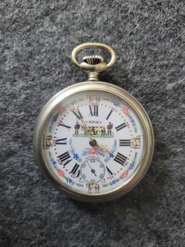 Open face bauern taschenuhr - open,