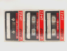 3x BASF  LH-E  I  |  div. Editionen | 1985-1988 |  IEC I |  rot |  unbeschriftet