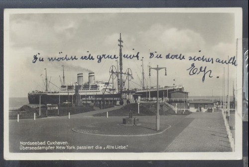 Cuxhaven überseedampfer new - cuxhaven,