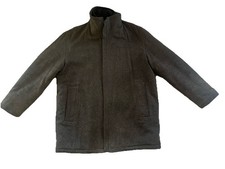 Boss By Hugo Boss Jacke Schurwolle Gefuttert Herren Grau Gr 50 M Vintage