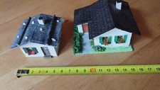 █▬█ █ ▀█▀ 2 x Berghaus Almhaus  H0 seltene Sammlerstücke, alt RAR Holzmodelle