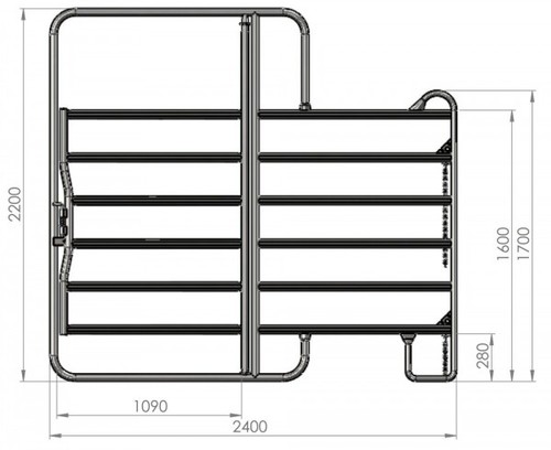 Kerbl weidepanel 240 - kerbl, mit