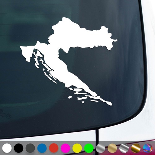 Kroatien aufkleber karte - kroatien,