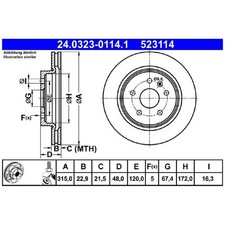 ATE Bremsscheiben + Beläge