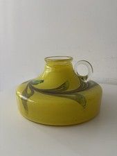 Erwin Eisch Glasvase gelb