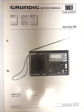 Grundig Service Manual Reparaturanleitung Schaltpläne Yacht Boy 400