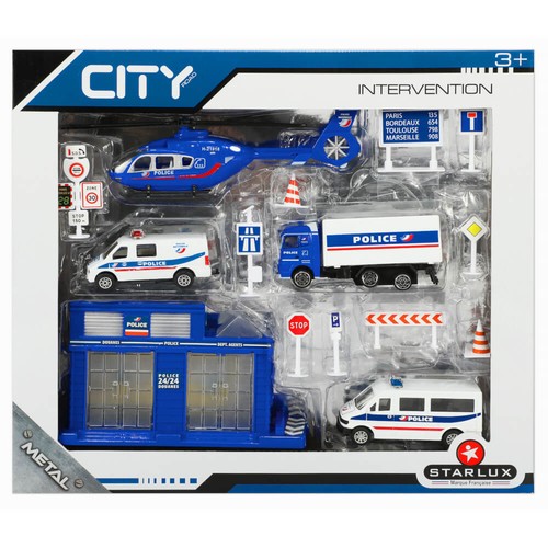 Polizeiauto set spielzeug - set, aus