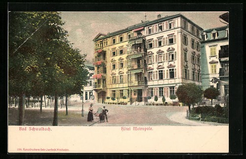 Ansichtskarte bad schwalbach - ansichtskarte,