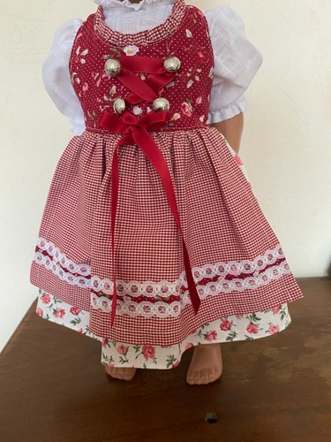 Puppenkleid puppendirndl für - puppenkleid,