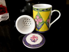 Teetasse Teebecher mit Sieb und Deckel Cha Cult neu