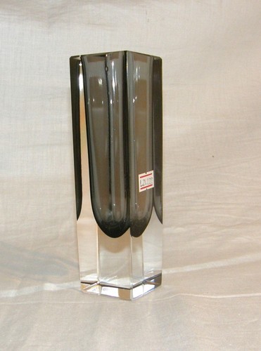 Vintage murano blockvase der - vintage,
