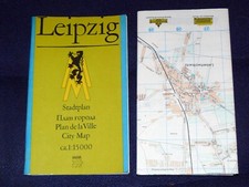 Stadtplan LEIPZIG 1977 DDR ca