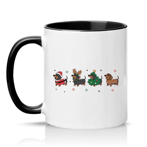 Weihnachten dackel hunde - dackel,
