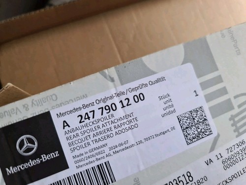 Mercedes original w247 - w247, b