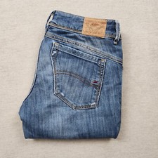 Tommy Hilfiger Victoria Damen Jeans Hose W31 L32 Denim Blau Stretch Straight #37