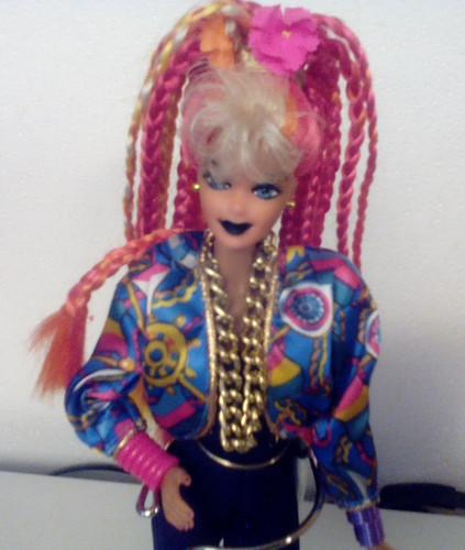 Ooak barbie punk mit - mit, schmuck