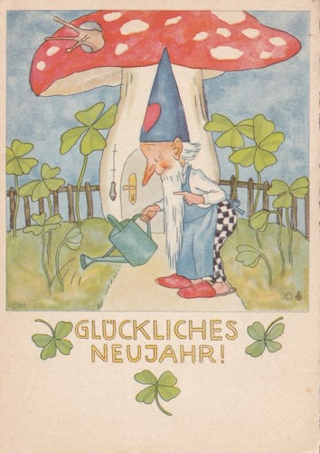 Künstler neujahr ida - kÜnstler-ak,