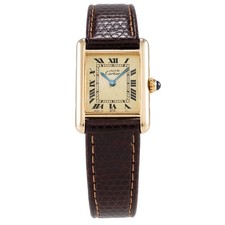 Cartier tank vermeil mm - cartier, |
