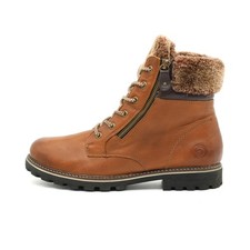 Remonte Damen D8673 Stiefel Braun Leder Profilsohle Winterstiefel EU 41