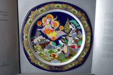 Rosenthal Weihnachtsteller 1991 Björn Wiinblad/Serie Weihnachtslieder/Wie NEU