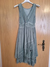 Kleid Sommerkleid Midi Leinen