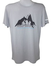 HERREN T-SHIRT SHIRT GRAU