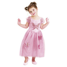 Mädchen Feen Kostüm / Karneval Fasching Kinder Schmetterlings-Elfe Kleid 104-110