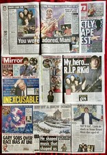 Mani Gary Mounfield Stone Roses Newspaper Clippings Cuttings Tributes Obituary