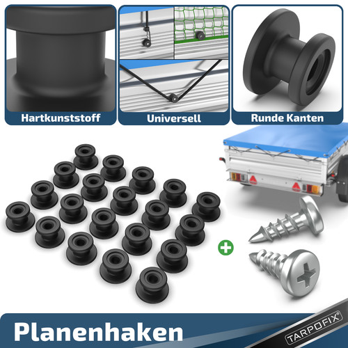 20x planenknopf rund - planenknopf,