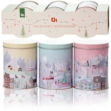 3x Weihnachtsdose Dose