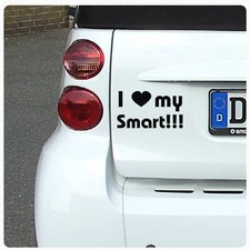 Autoaufkleber I love my Smart