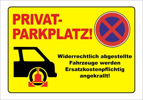 Privatparkplatz parkverbot - privatparkplatz,