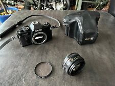 org Ricoh KR-10 Super & Objektiv Rikenon 55 mm 1:2,2 & HOYA Filter & Ledertasche