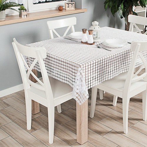Tischdecke mit spitze - tischdecke,