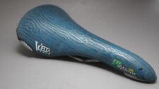 Selle Bassano Vuelta Gel Saddle / Blue Zebra / 1980s / Alloy R531 Manganese Tube