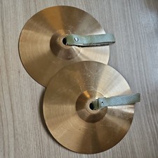 kleine Handbecken, Zimbeln, Musikinstrument 15cm Bronzelegierung, gebraucht, DDR