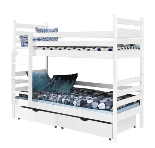 Etagenbett massivholz weiß - etagenbett,