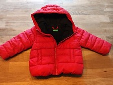 Benetton Daunenjacke_Winterjacke_ rot, Kinder, Größe 90