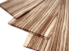 11 Blatt ZEBRANO Echtholzfurnier Furnierholz Edelholz Tischplatte Möbelfurnier