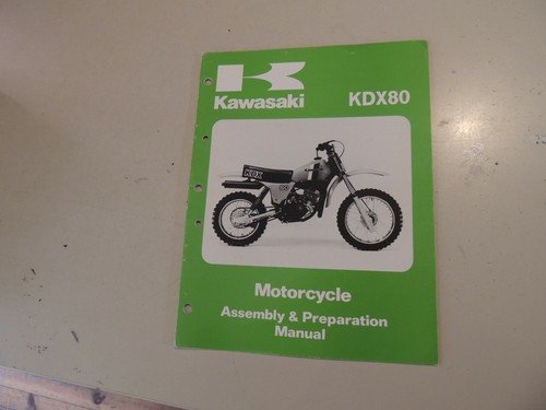 Kawasaki kdx80 assembly - kawasaki,
