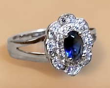 925 ECHT SILBER RHODINIERT ***